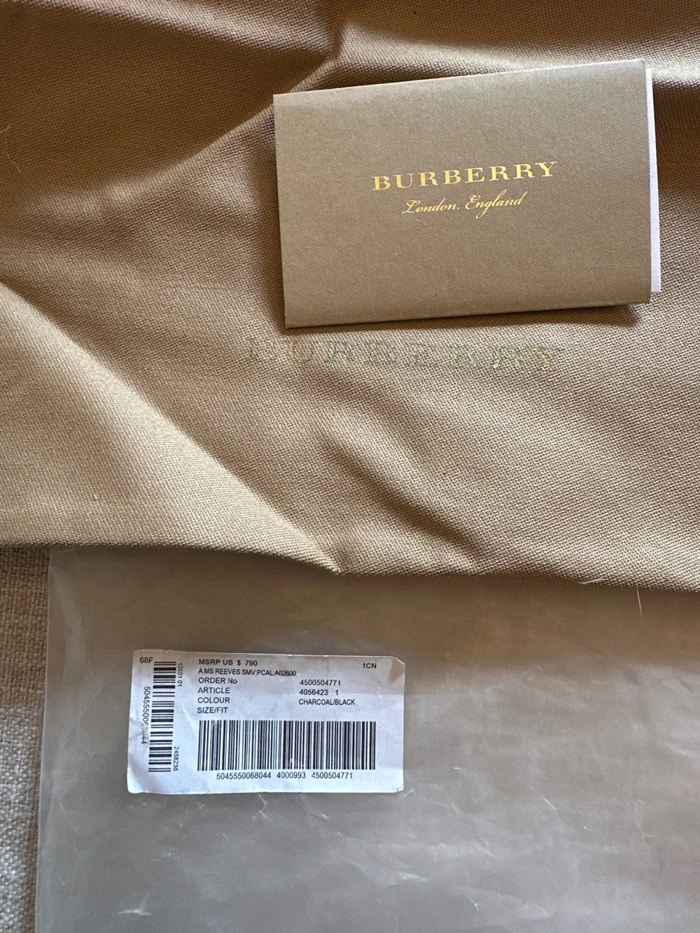 Burberry new never